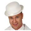 Hvid bowlerhat