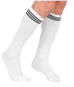 Hvide athletic strømper