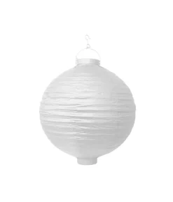 Hvid LED lanterne, 30 cm
