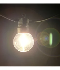 Hvid LED lyskæde, 12,5 m.