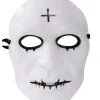 Hvid maske med kors
