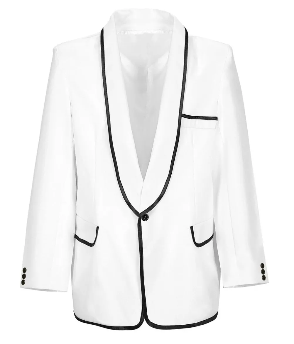 Hvid Mr 50s Style jakke