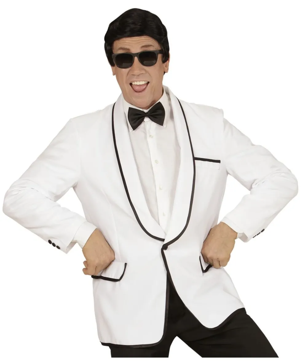 Hvid Mr 50s Style jakke