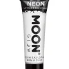 Hvid neon UV krop og ansigstmaling, 12 ml