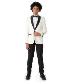 Hvid OppoSuit smoking, teen