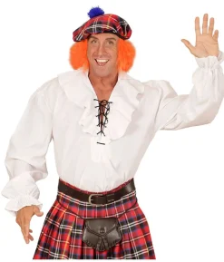 Hvid piratskjorte