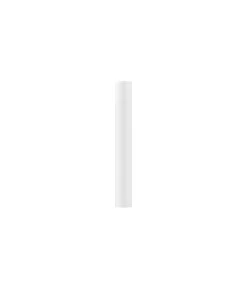 Hvid satinrulle, 0,36 x 9 m