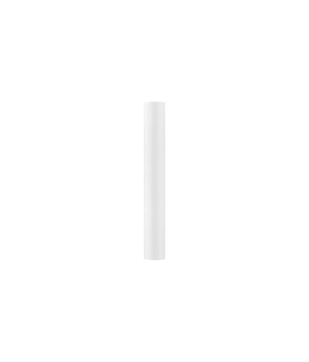 Hvid satinrulle, 0,36 x 9 m