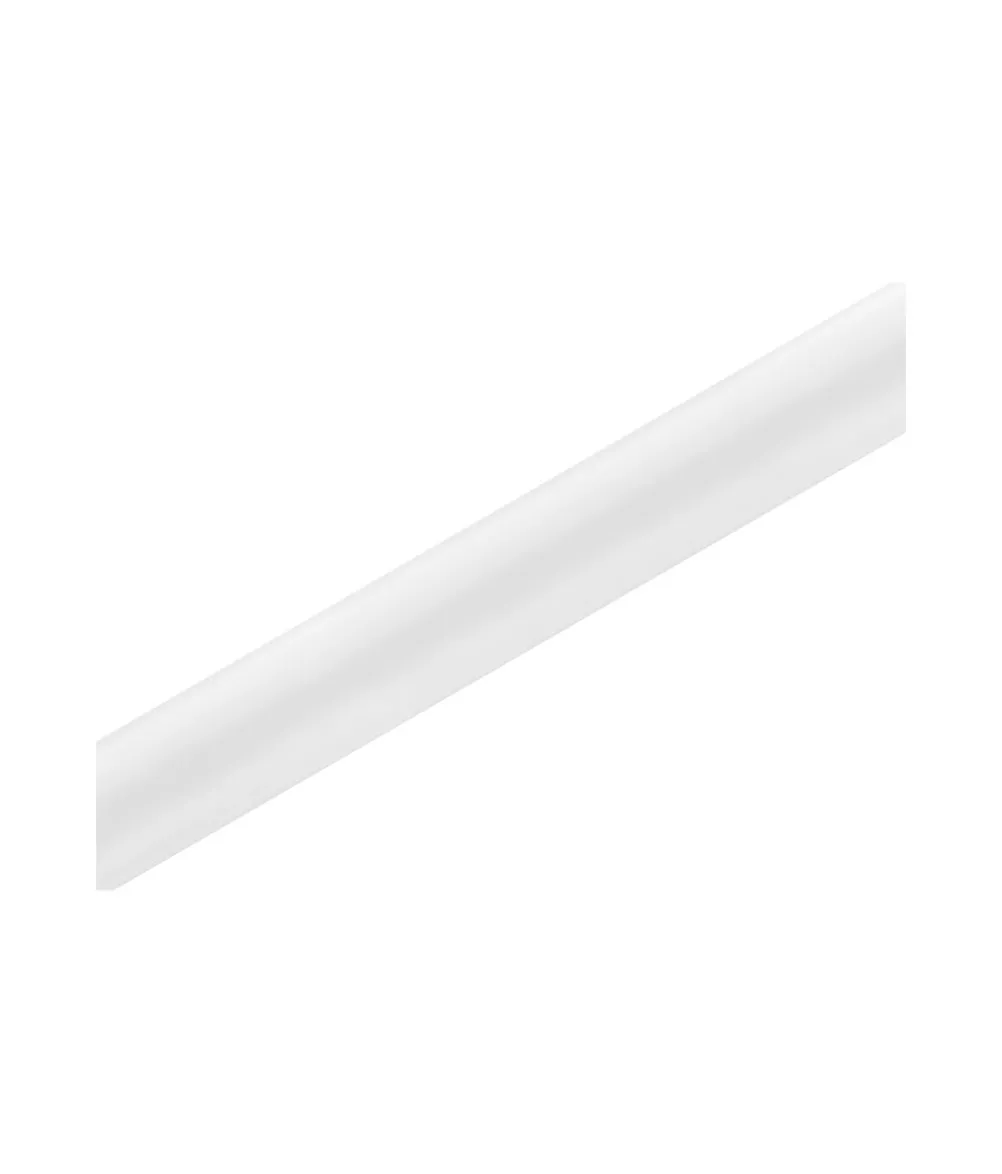 Hvid satinrulle, 0,36 x 9 m