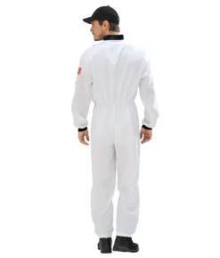 Hvidt astronaut kostume