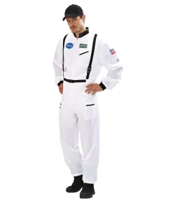 Hvidt astronaut kostume