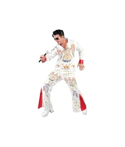 Hvidt Elvis Presley kostume