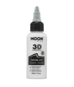 Hvid UV stofmaling, 30 ml