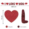 I Love You banner, 3 m