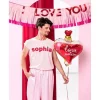 I love you banner med frynser