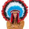 Indianer fjerprydelse blå