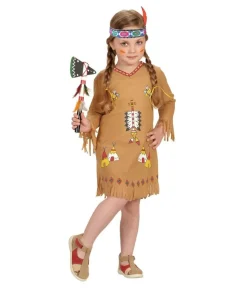 Indianerpige kostume