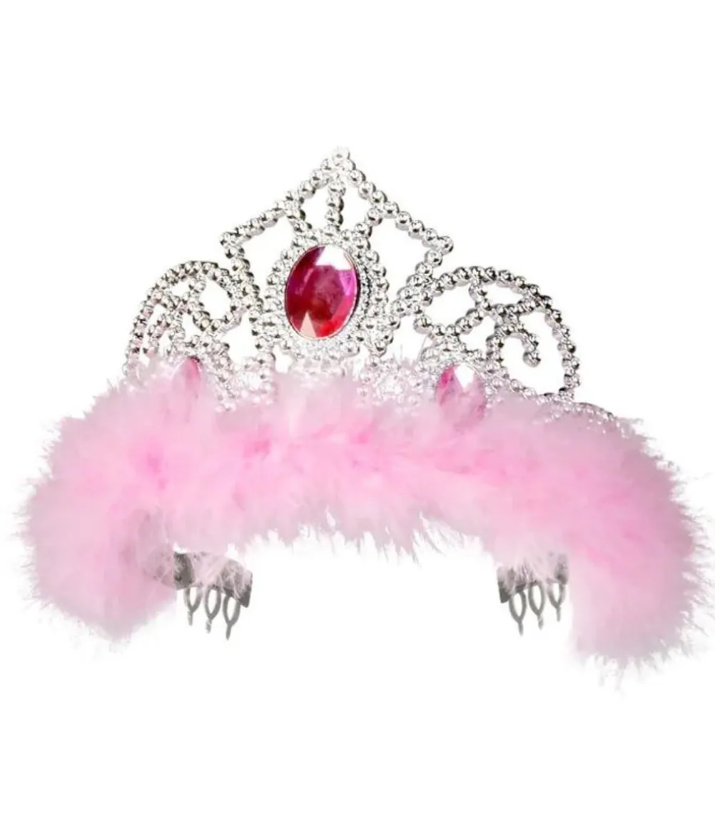 Jasmine diadem med plys