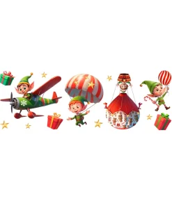 Julealf stickers, 25 x 70 cm