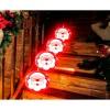 Julemand LED balloner, 5 stk