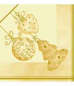 Juleservietter Airlaid Tiffany, creme