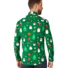Juleskjorte Festivity Green