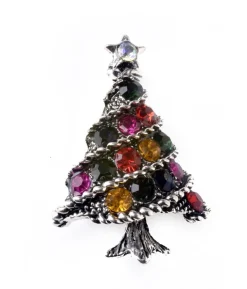 Juletræ broche