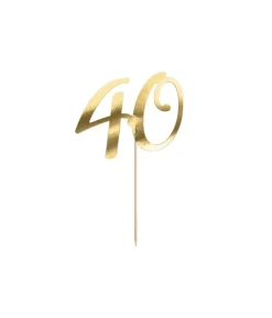 Kagepynt 40 guld