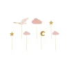 Kagepynt pink stork, 11 cm