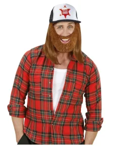 Kasket med skæg