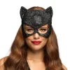 Katte maske med rhinsten