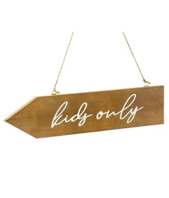 Kids only skilt