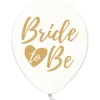 Klare balloner Bride to Be guld