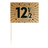Kobber 12½ kageflag, 50 stk