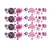 Konfetti 70 år Pink Sparkling