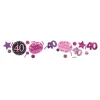 Konfetti 40 år Pink Sparkling