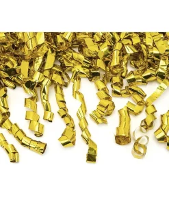 Konfettirør med guld strimler, 60 cm