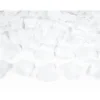 Konfettirør med hvide rosenblade, 40 cm