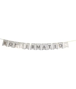 Konfirmation flag guirlande