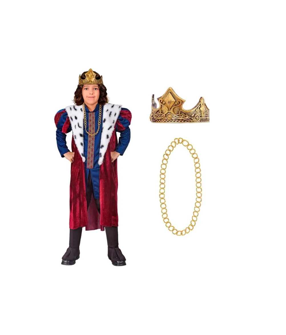 Kongekostume til børn