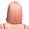 Koral pink lang page paryk