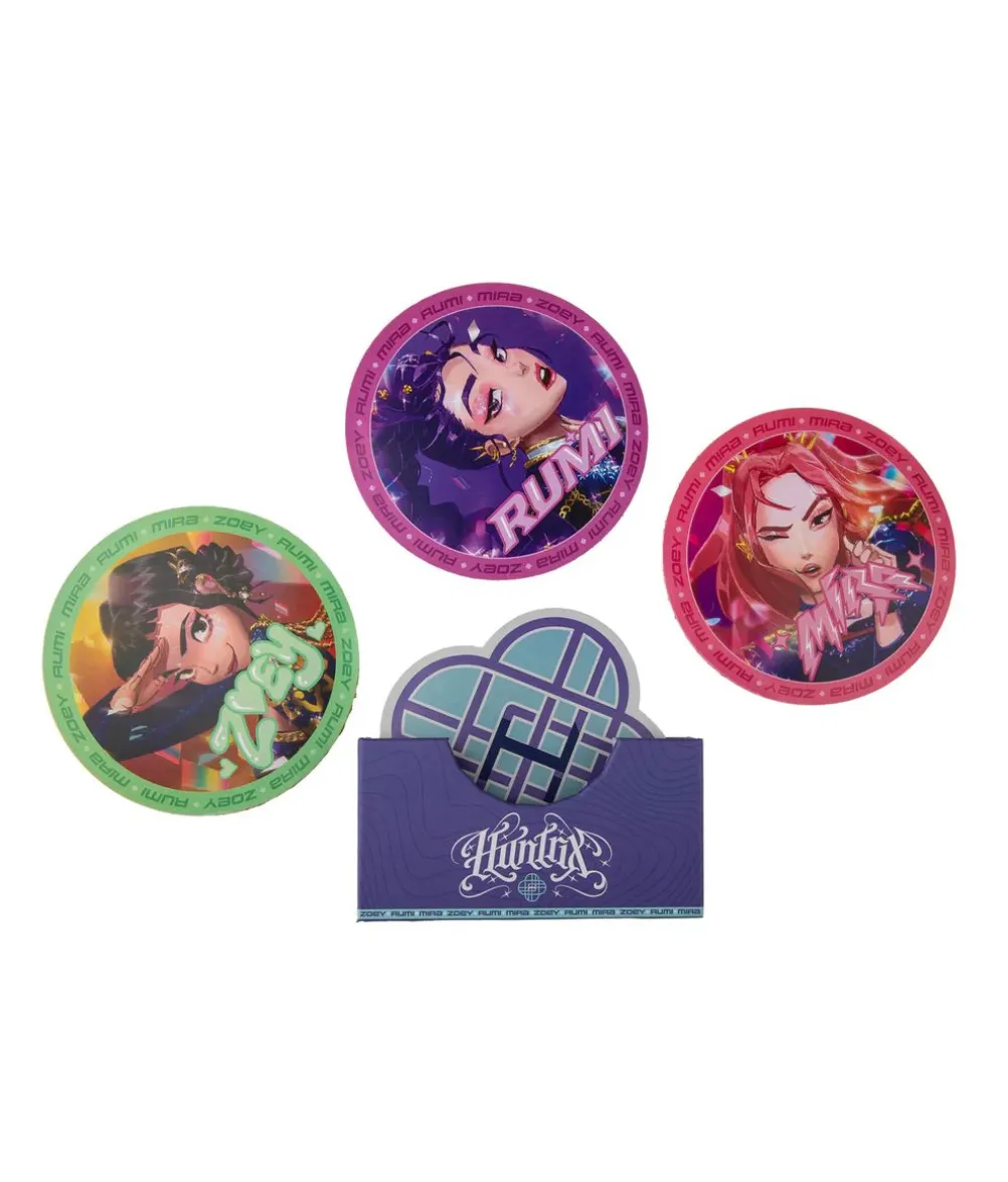 Kpop Demon Hunters coasters, 4 stk