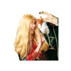 Langhåret blond hekseparyk, Morgana