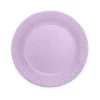Lavendel paptallerkner, 23cm 8 stk