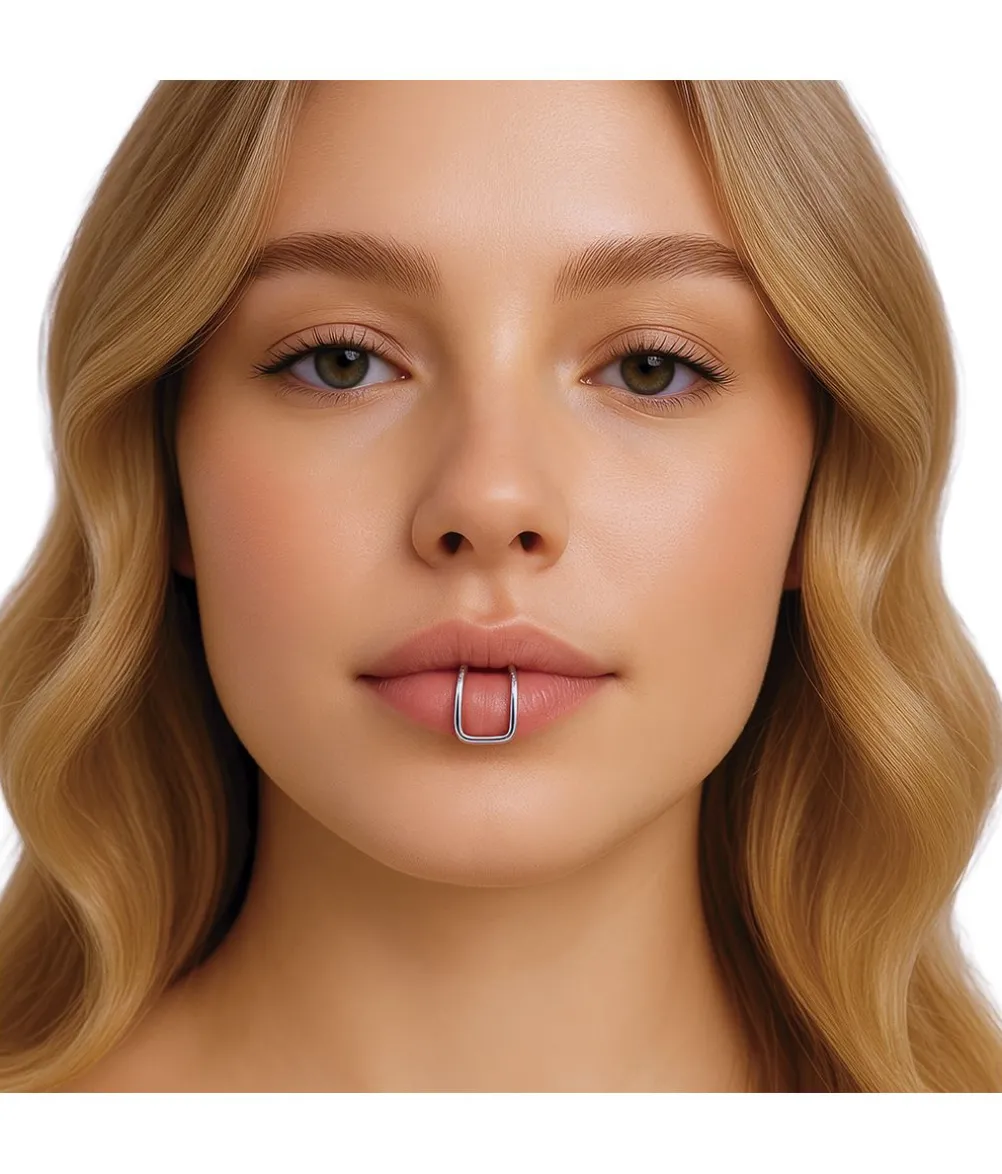 Læbe piercing