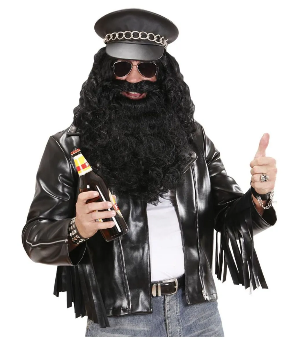 Læderjakke kostume