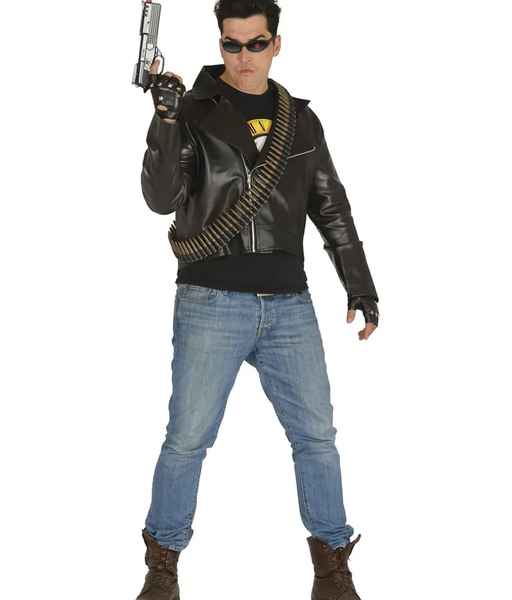 Læderjakke kostume