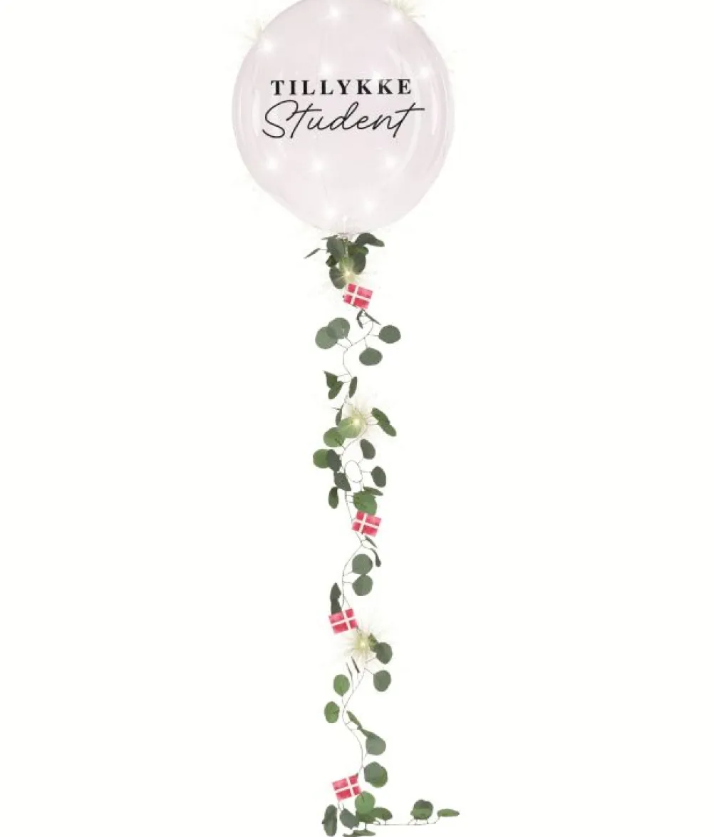 LED ballon Tillykke Student