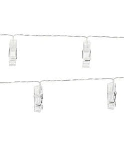 LED lyskæde foto clips