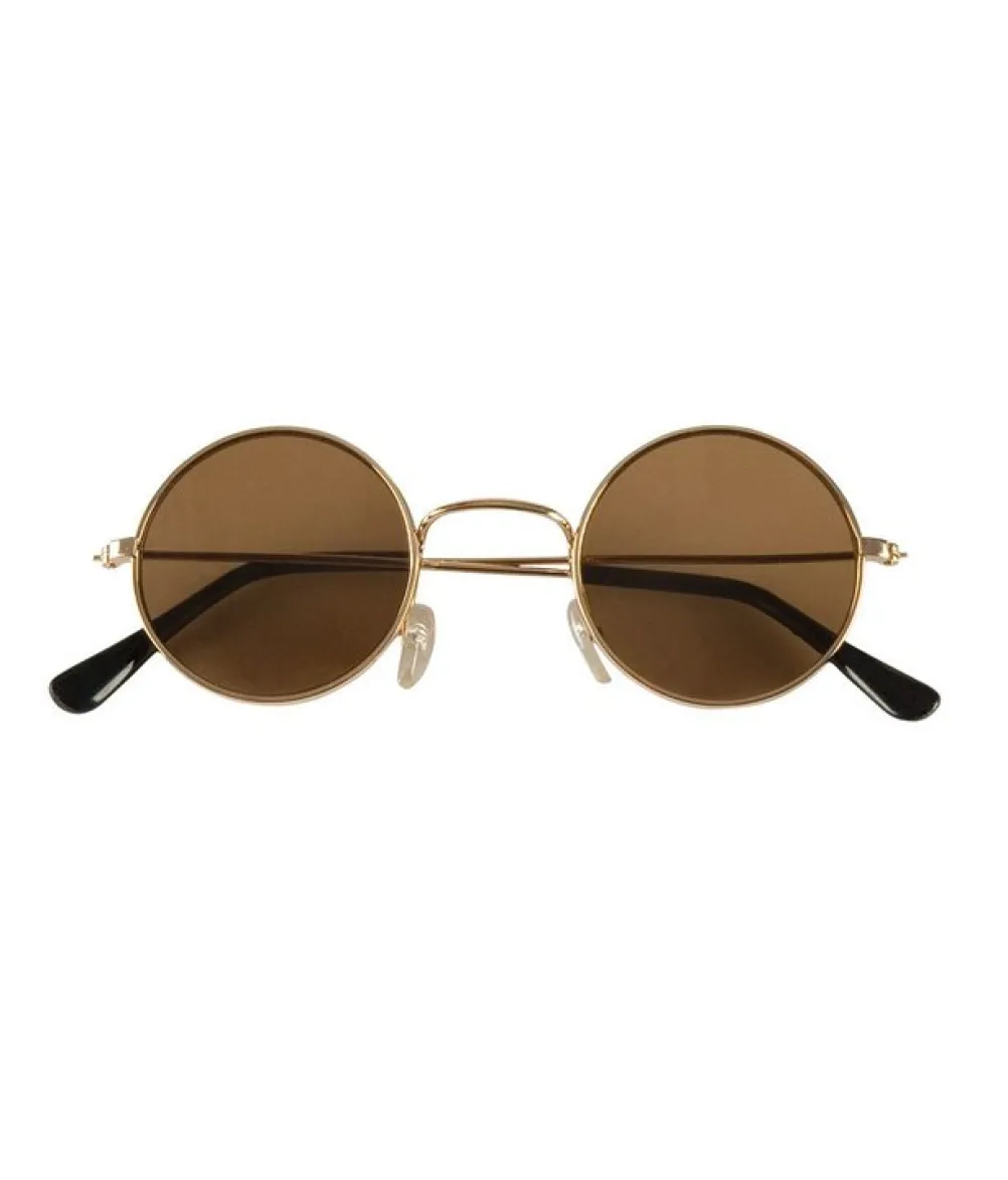 Lennon brille, brun